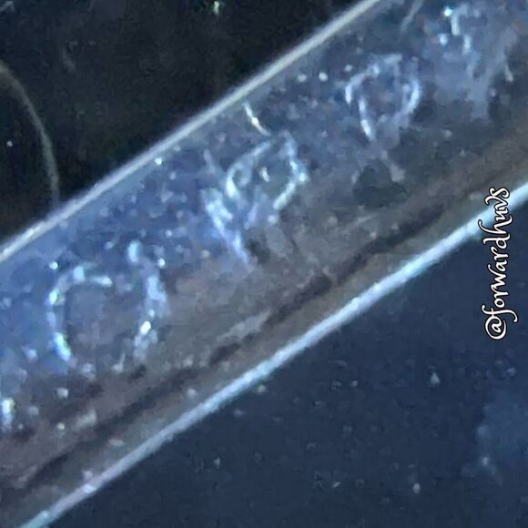 Rhinestone & Aurora Borealis AB Hairpin Barrette Made in Paris - Picture 9 of 12